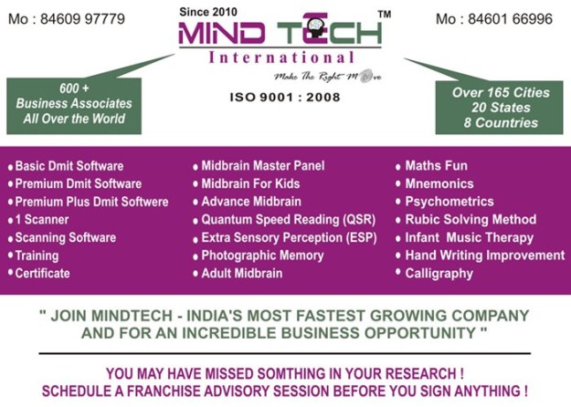 Join mindtech- Franchise and business opportunity